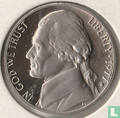 United States 5 cents 1977 (PROOF) - Image 1