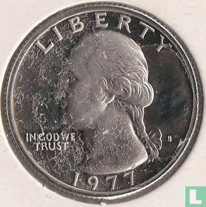 Verenigde Staten ¼ dollar 1977 (PROOF) - Afbeelding 1