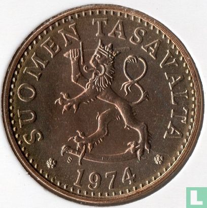 Finland 20 penniä 1974 - Afbeelding 1