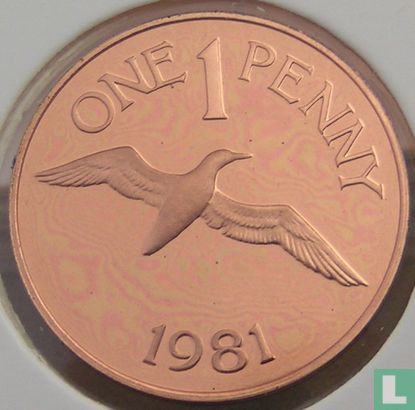 Guernsey 1 penny 1981 (PROOF) - Afbeelding 1