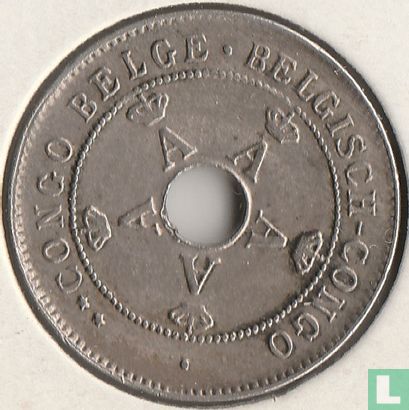 Belgian Congo 10 centimes 1924 - Image 2