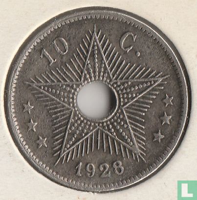 Belgian Congo 10 centimes 1928 - Image 1
