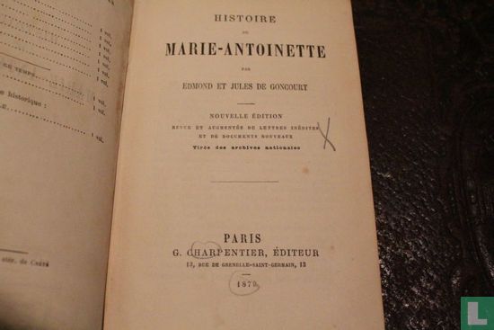 Histoire de Marie Antoinette - Afbeelding 3
