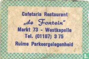 Cafetaria Restaurant de Fontein