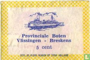 Provinciale boten Vlissingen - Breskens