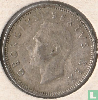 Afrique du Sud 6 pence 1951 - Image 2