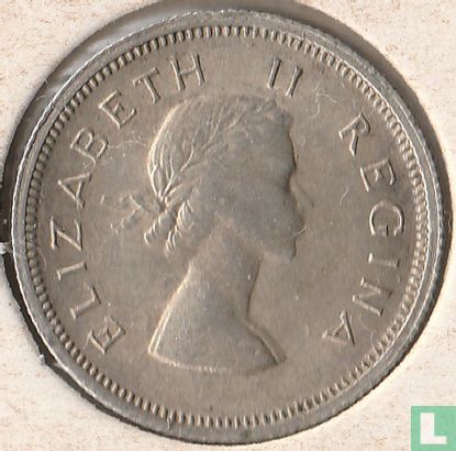 Afrique du Sud 6 pence 1954 - Image 2