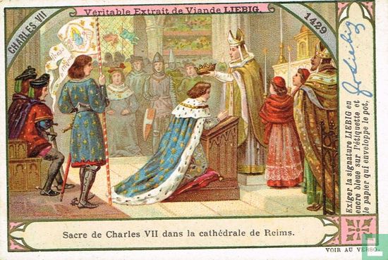 Sacre de Charles VII dans la cathédrale de Reims