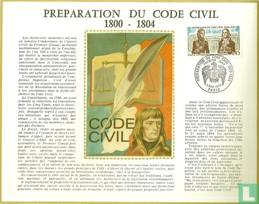 Preparation of the civil code