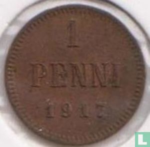 Finlande 1 penni 1917 - Image 1