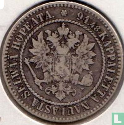 Finlande 1 markka 1865 (type 1) - Image 2