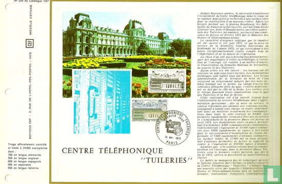 Tuileries telephone exchange