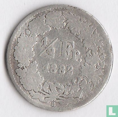 Zwitserland ½ franc 1882 - Afbeelding 1