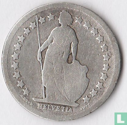 Switzerland ½ franc 1882 - Image 2