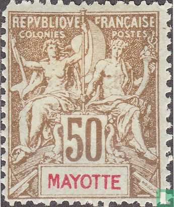 Mayotte, Fournier vervalsing - Afbeelding 1