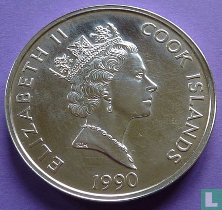 Cook Islands 50 dollars 1990 (PROOF) "500 years of America - Inca Prince" - Image 1