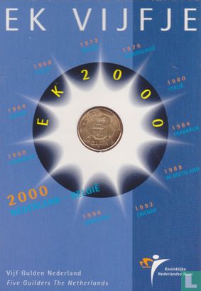 Netherlands 5 gulden 2000 (folder) "European Football Championship" - Image 1