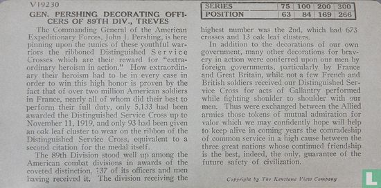 Gen. Pershing decorating officers of 89th Div., Treves - Image 3
