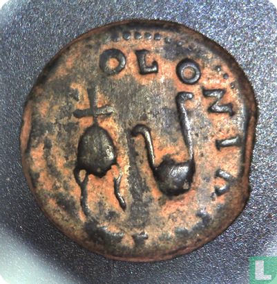 Römische Kaiserzeit 27 v. Chr. - 14 n. Chr., AE Semis, August, Corduba-Colonia Patricia, Hispania Baetica - Bild 2