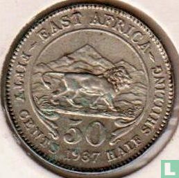 Afrique de l'Est 50 cents 1937 - Image 1