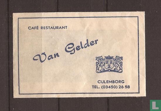 Café Restaurant Van Gelder  - Image 1