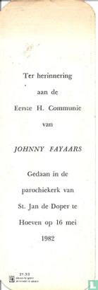 Eerste heilige Communie Johnny Fayaars - Image 2