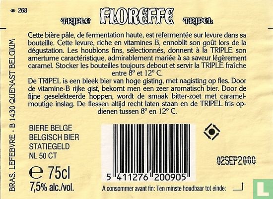 Floreffe Triple 75 cl - Image 2