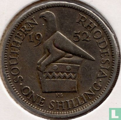 Zuid-Rhodesië 1 shilling 1952 - Afbeelding 1
