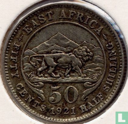 East Africa 50 cents 1921 - Image 1
