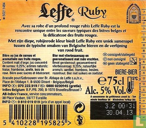 Leffe Ruby 75cl - Bild 2