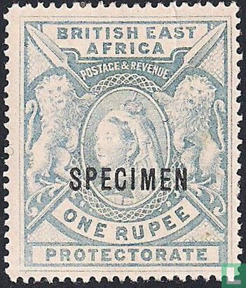 Queen Victoria with overprint "SPECIMEN"