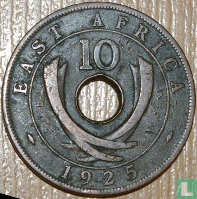 Oost-Afrika 10 cents 1925 - Afbeelding 1