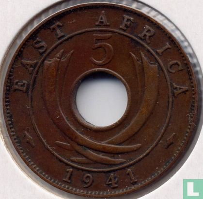 East Africa 5 cents 1941 (I - 6.32 g) - Image 1