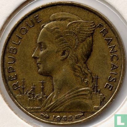 Réunion 20 francs 1955 - Afbeelding 1