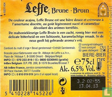 Leffe Brune Bruin 75 cl - Bild 2
