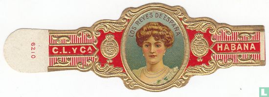 Los Reyes de España - C.L. y Ca - Habana [Victoria Eugenia] - Afbeelding 1