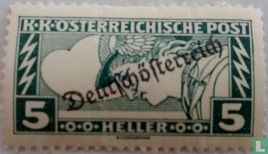 Overprint "Deutschösterreich"