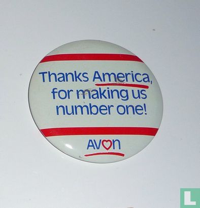 Thanks America button