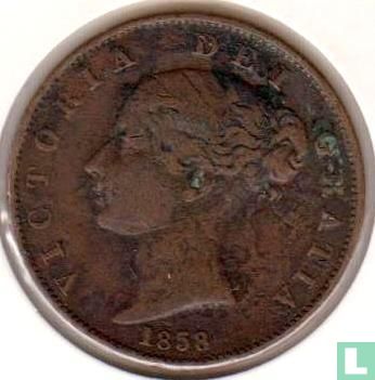 United Kingdom ½ penny 1858 - Image 1