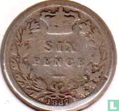 Vereinigtes Königreich 6 Pence 1887 (Typ 1) - Bild 1