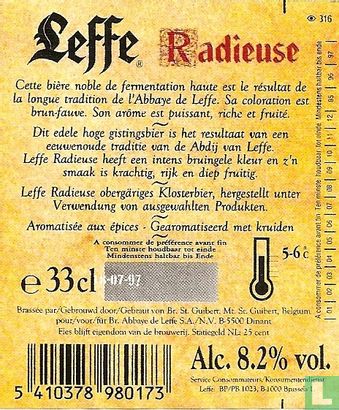 Leffe Radieuse - Afbeelding 2