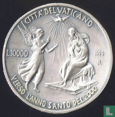 Vatican 10000 lire 1995 "Annunciation" - Image 1