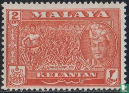 Sultan Yahya mit nationalen Motiven 