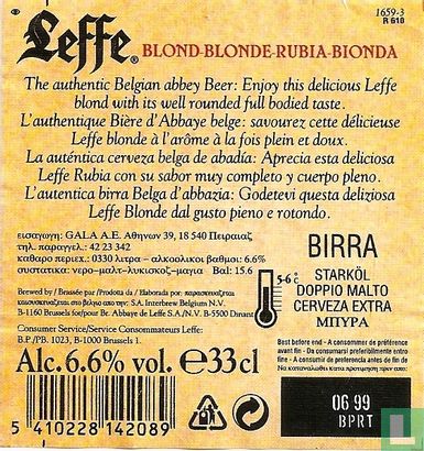 Leffe Blonde Blond (export) - Image 2
