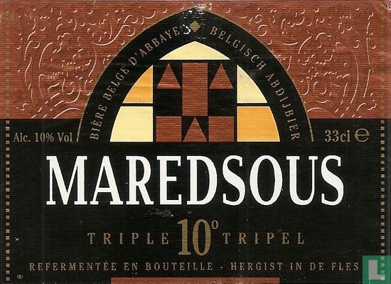 Maredsous 10 Triple Tripel - Afbeelding 1