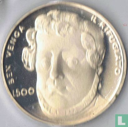 San Marino 500 lire 1982 (PROOF) "100th anniversary Death of Giuseppe Garibaldi" - Image 2