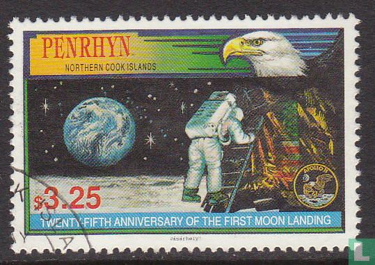 Moon landing 25 years ago