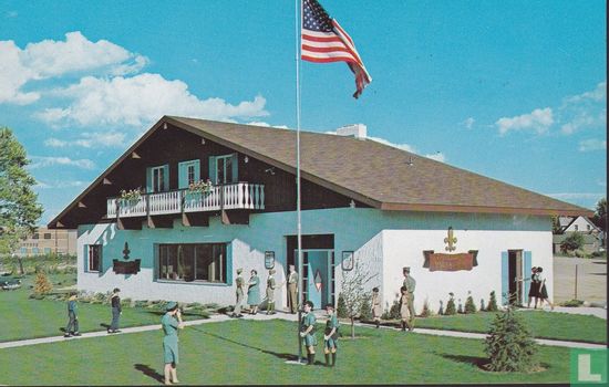 Frankenmuth Scout Building Michigan Old Bavaria - Afbeelding 1