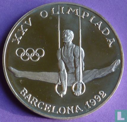 Andorra 20 diners 1988 (PROOF) "1992 Summer Olympics in Barcelona" - Image 2