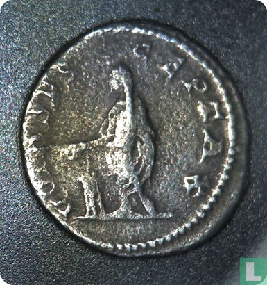 Denier de l'Empire romain, AR, 198-217 après JC, Caracalla, Rome, AD 206 - Image 2